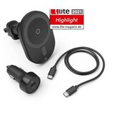 Wireless punjač HAMA “MagChargeCar FC15” crni | Eponuda.ba