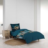 Douceur d intérieur Modrozelena enojna bombažna posteljnina 140x200 cm Alianor – | Shoptok.si