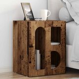  Noćni ormarić Staro drvo 40 x 35 x 50 cm Konstruirano drvo | shoptok.hr