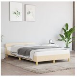  Za krevet s uzglavljem krem 120x200 cm od tkanine | shoptok.hr