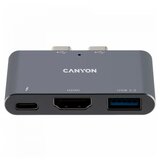 Canyon hub DS-1 3in1 Thunderbolt 3 Space Grey