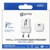 Prio Stenski polnilec GaN Power 30W PD (USB C) bel | Shoptok.si