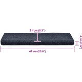  Prostirke za stepenice samoljepljive 30 kom 65x21x4 cm plave pravokutne rubove | Eponuda.ba