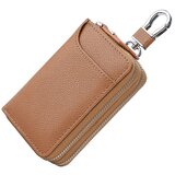 INF Usnjeni etui za ključe z zaščito RFID in režami za kartice Brown, (21758393) | Shoptok.si