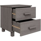 vidaXL noćni ormarići 2 kom svjetlosivi 40x35x44,5 cm masivna borovina | shoptok.hr