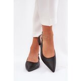 Boto Woven Women's Sandals On Delicate Heel Black Jorela | ePonuda.com
