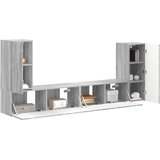  Set TV komoda 4 pcs Siva Sonoma Konstruirano drvo | shoptok.hr