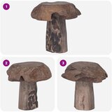  Stolica Prirodna 35 x 35 x 35 cm Čvrsto teak drvo | shoptok.hr
