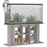 vidaXL Stojalo za akvarij siva sonoma 120x40x60 cm inženirski les | Shoptok.si