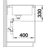 Blanco sudopera naya 6 crna 615x510/200 mm | ePonuda.com