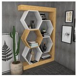 Woody Fashion Polica 90x140x24.6cm Hrast-Bijela Cijene