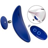 Sweet Smile Smile - ekstra tanki vibrator gaćice s daljinskim upravljačem (plavi) | shoptok.hr