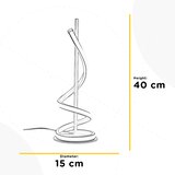  ONLI - LED stona lampa TWIST LED/12W/230V 4000K 40 cm crna | Eponuda.com