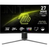 MSI Zaslon MAG-27CQ6PF / 27" / WQHD / 180Hz / 0.5ms (GtG) / ukrivljen / črn - nastavljiv po višini Cene