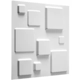 WallArt 3D kvadratni stenski paneli 12 kosov GA-WA09
