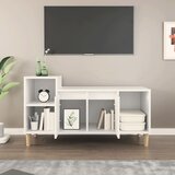 TV ormarić bijeli 100 x 35 x 55 cm od konstruiranog drva | shoptok.hr