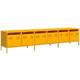 vidaXL TV ormarić senf žuta 202x39x43,5 cm hladno valjani čelik | shoptok.hr