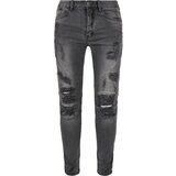 CS C&S Paneled Denim Pants distressed vintage black Cene