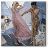  Slika - Joaquín Sorolla y Bastida – After Bathing Valencia 60x60 Premium Print | shoptok.hr