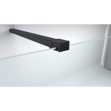 Copen walk-in concept monte plus 90x200cm crni mat ram 8mm staklo i držač peškira (C-02-WIB90) | Eponuda.com