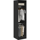 vidaXL Ormar crni 50 x 50 x 200 cm od iverice Cijene