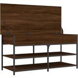  Klupa za cipele smeđa boja hrasta 100x42,5x50 cm drvena | shoptok.hr