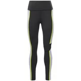 Reebok Sport Športne hlače apno / svetlo siva / črna