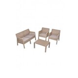 Hanah home baštenska garnitura lara 2+1+1+S takim cappucino Cene