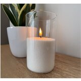 Emocio Pearl wax White sveča 350 g | Shoptok.si