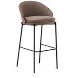 Kave Home Smeđa barska stolica (visine sjedala 77 cm) Eamy – | shoptok.hr