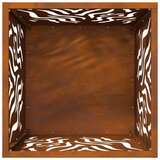 vidaXL Čelik otporan na vrijeme/Smeđa 40 x 40 x 40 cm Izdržljiva | shoptok.hr