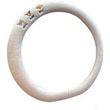 INF Luksuzna prevleka za volan iz ovčje kože White, (21661735) | Shoptok.si
