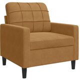  4-dijelni set sofa s jastucima smeđi baršunasti | shoptok.hr