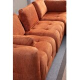 Atelier Del Sofa amaris 3 seater with pouffe orange ugaona sofa | ePonuda.com