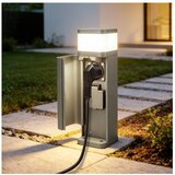 Brilagi Spoljašnja lampa sa 2 SCHUKO utičnice PILLAR 1xG9/11W/230V IP44 siva Cene
