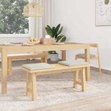  Jastučić za klupu 2 kom. Baršun Krem Dubina 35 cm | shoptok.hr