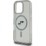 Karl Lagerfeld Ohišje za iPhone 16 Pro Max Printed IML K in CH MagSafe Compatible, Prozorno črna, (5000016461) | Shoptok.si
