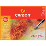 Canson Blok Acrylic 24x32 cm 400 g, 10 listni; fina struktura, (21290370) Cene