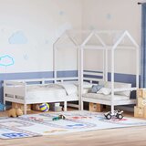  Dnevni krevet i klupa s krovom bez madraca bijeli 80x200 cm Cijene