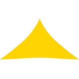 vidaXL Senčno jadro oksford blago trikotno 2,5x2,5x3,5 m rumeno Cene