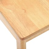  Stolac za blagovanje 2 pcs Prirodna Čvrsto drvo | shoptok.hr