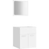 Maison Chic 2-delni komplet kopalniškega pohištva - Kopalniški sestavi bela iverna ploča, (21788324) | Shoptok.si