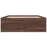  Posteljni okvir rjav hrast 140x190 cm inženirski les | Shoptok.si