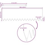  Ograda oko Travnjaka 20 pcs Rđa 100 x 0,05 x 30 cm | shoptok.hr