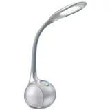 Globo LED namizna svetilka Tarron (5 W, višina: 53 cm, 280 lm, hladna bela svetloba, srebrna)