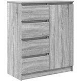  Komoda s ladicama siva Sonoma 71x35x84 cm izrađeno drvo | shoptok.hr