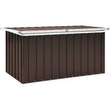 vidaXL Vrtna kutija za pohranu smeđa 129 x 67 x 65 cm | shoptok.hr