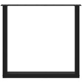 vidaXL Noge stolića za kavu U-oblika 2 kom crne 90x(72-73) cm čelik | shoptok.hr