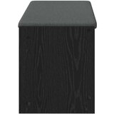  Haldna klop z blazino s polico Črna Orehovina 103 x 38 x 45 cm, (5000155686) | Shoptok.si