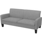 vidaXL Kavč trosed 180x65x76 cm svetlo siv Cene